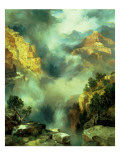 Mist in the Canyon, 1914 reproduction procédé giclée par Moran 