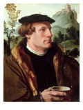 Portrait of a Gentleman reproduction procédé giclée par Maerten van Heemskerck