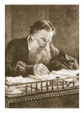 Léon Tolstoï reproduction procédé giclée par Nikolai Nikolaevich. Ge