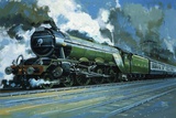 The Flying Scotsman Reproduction procédé giclée par John S. Smith