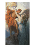 Day and the Dawnstar reproduction procédé giclée par Herbert James Draper