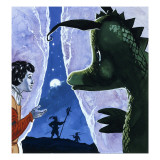 The Gentle Dragon Giclee Print by Gerry Embleton