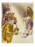 Three Wise Men Reproduction procédé giclée par John Millar Watt