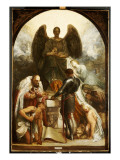 The Angel of Death reproduction procédé giclée par George Frederick Watts