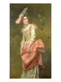 La Charmeuse Reproduction procédé giclée par Emile Villa