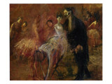 Backstage Reproduction procédé giclée par Jean Louis Forain