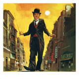 Charlie Chaplin reproduction procédé giclée par English School 