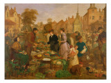 Market Day Giclee Print by Henry Charles Bryant