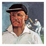 Sir Donald Bradman Giclee Print by English School 