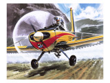 Cessna Agwagon Giclee Print by Wilf Hardy