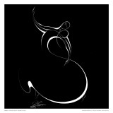 Dancing Couple II Póster por Alijan Alijanpour