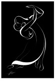 Dancing Couple IX Posters par Alijan Alijanpour