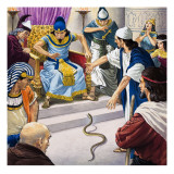 Aaron's Rod Giclee Print by English School 
