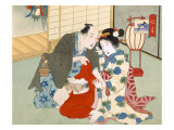 Couple Having Sex Impressão giclée por Japanese School