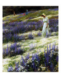 On a Hill, 1914 Giclée-Druck von Charles Courtney Curran