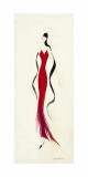 Lady in Red II Print by Marilyn Robertson