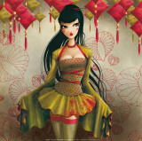 Miss Midori Print by Misstigri 