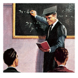 Teaching Algebra Giclee Print by English School 