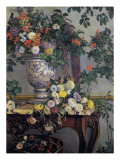 Flowers, 1868 Giclee-trykk av Frederic Bazille Flowers, 1868 Giclee-trykk av Frederic Bazille