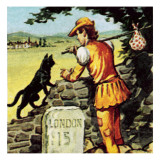 Dick Whittington Giclee Print by English School 