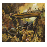 The Trenches Giclee Print by Andrew Howat