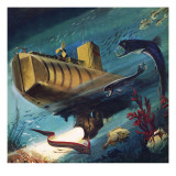Bathyscaphe Giclee Print by English School 