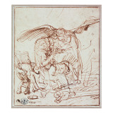 Annunciation Giclée-Druck von Rembrandt van Rijn 