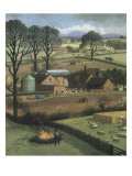 Farm Giclee Print by Ronald Lampitt