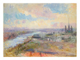 The Seine at Rouen Giclee Print by Albert-Charles Lebourg