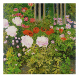 A Rose Hedge Giclee Print by Koloman Moser