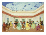 The Patio Giclee Print by Pedro Figari