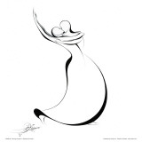 Dancing Couple IV Prints by Alijan Alijanpour