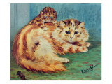 Cheeky Mouse! reproduction procédé giclée par Louis Wain