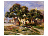 The Medlar Trees Giclée-Druck von Pierre-Auguste Renoir