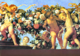 Putti Con Ghirlanda II Prints by C. Maratta