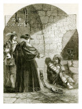 Felton in Prison Giclee Print by English School 