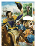 Simon Bolivar Giclee Print by Andrew Howat