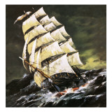 Tea Clipper Giclee Print by English School 