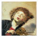 A Boy with a Viol Giclee Print by Frans Hals