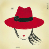 Red Borsalino Posters by E. Serine