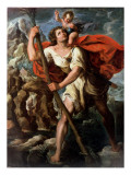 Saint Christopher Giclee Print by Orazio Borgianni