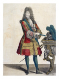 Louis Xiv Giclee-trykk av Jean Baptiste Bonnart
