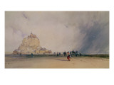 Mont Saint Michel Giclee Print by Richard Parkes Bonington
