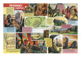 Pevensey Castle Giclee Print by C.l. Doughty