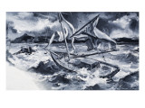 Storm at Sea Giclee Print by Paul Rainer