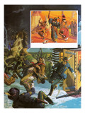 Sioux Indians Giclee-trykk av Severino Baraldi Sioux Indians Giclee-trykk av Severino Baraldi