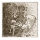 Death of Bede Giclee Print by Claude Allinson Shepperson