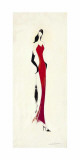 Lady in Red I Print by Marilyn Robertson