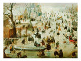 Winter Games Giclee Print by Avercamp 