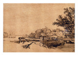 The Jetty Giclee Print by Rembrandt van Rijn 